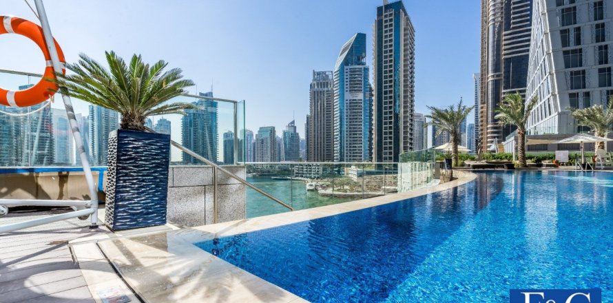 Apartament në Dubai Marina, Dubai, Emiratet e Bashkuara Arabe 1 dhomë gjumi, 77.7 m2. № 44810
