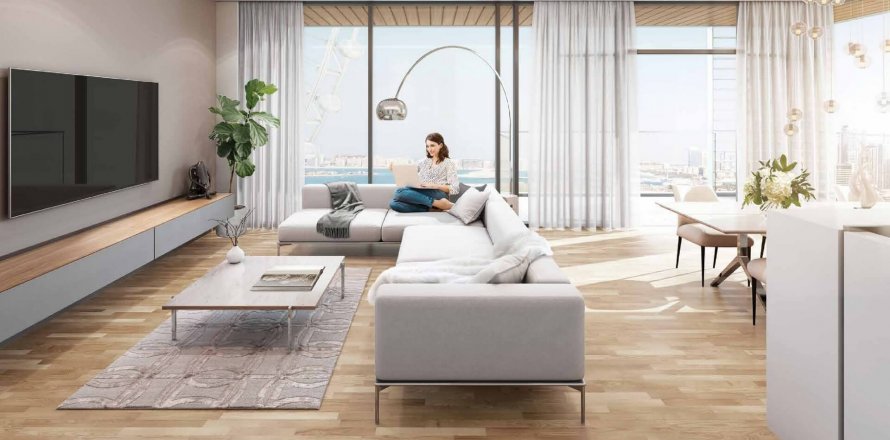 Apartament në BLUEWATERS RESIDENCES në Dubai, Emiratet e Bashkuara Arabe 1 dhomë gjumi, 107 m2. № 47167