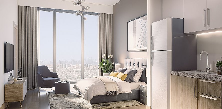 Apartament në AZIZI BERTON në Al Furjan, Dubai, Emiratet e Bashkuara Arabe 1 dhomë gjumi, 74 m2. № 47394