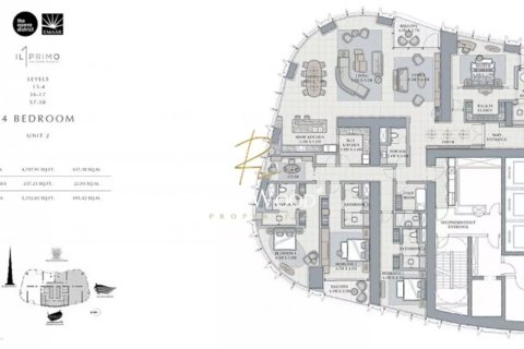 Penthouse në Downtown Dubai (Downtown Burj Dubai), Dubai, Emiratet e Bashkuara Arabe 4 dhoma gjumi, 495 m2. № 56204 - Foto 9