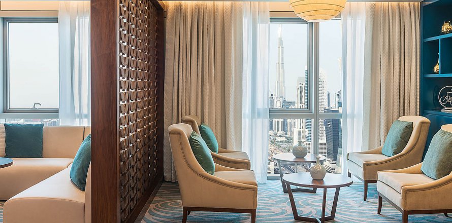 Apartament në AL HABTOOR CITY në Business Bay, Dubai, Emiratet e Bashkuara Arabe 1 dhomë gjumi, 75 m2. № 47214