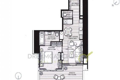 Apartament në VIDA RESIDENCES DUBAI MARINA në Dubai Marina, Emiratet e Bashkuara Arabe 1 dhomë gjumi, 78.87 m2. № 81077 - Foto 10