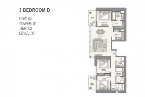 Byt v Dubai Marina, SAE 3 ložnice, 149 m² Č.: 6731 - fotografie 10