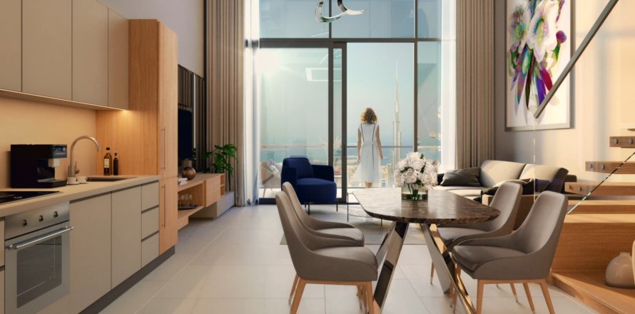 Byt v SLS TOWER v Business Bay, Dubai, SAE 1 ložnice, 120 m² Č.: 46978