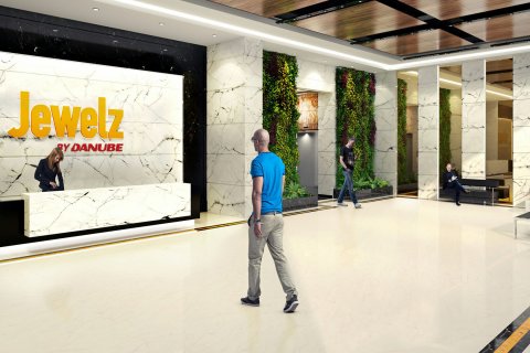 Byt v JEWELZ v Arjan, Dubai, SAE 1 pokoj, 37 m² Č.: 54740 - fotografie 5