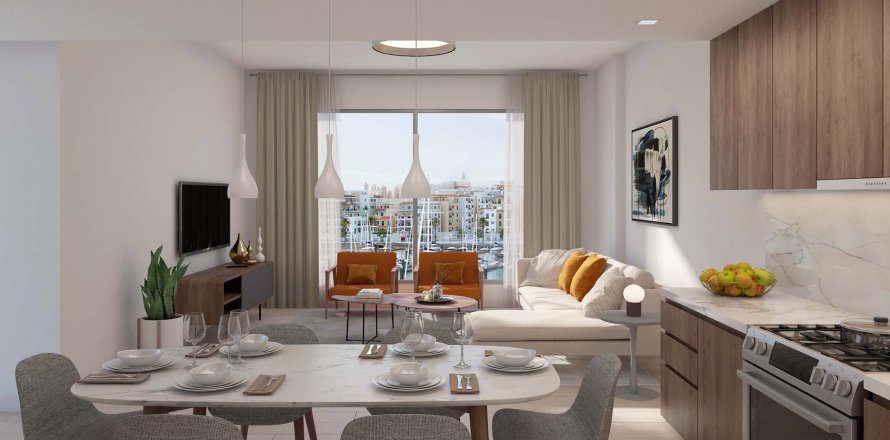Byt v LA RIVE v Dubai, SAE 1 ložnice, 75 m² Č.: 46925