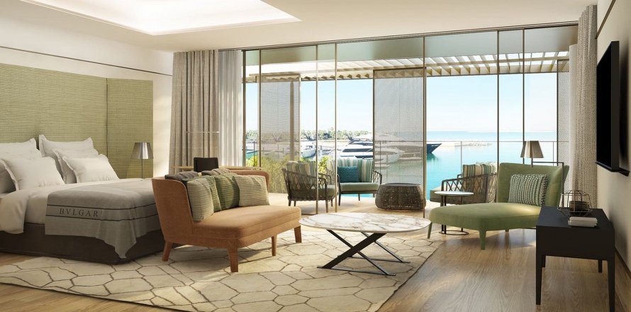 Byt v BULGARI MARINA LOFTS v Jumeirah, Dubai, SAE 1 ložnice, 140 m² Č.: 58810