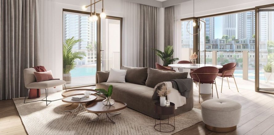 Byt v GROVE v Dubai Creek Harbour (The Lagoons), SAE 2 ložnice, 99 m² Č.: 59423
