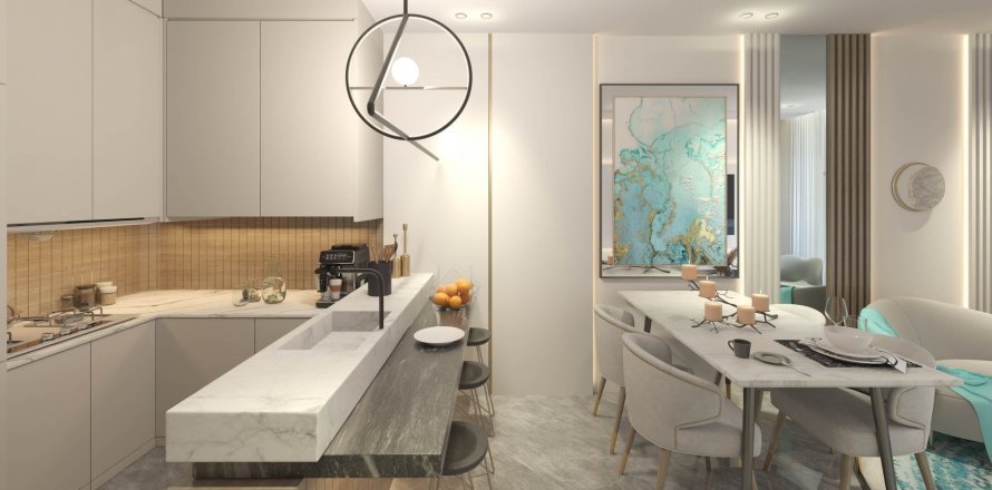 Byt v SAMANA PARK VIEWS v Arjan, Dubai, SAE 1 ložnice, 61 m² Č.: 57768