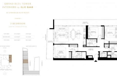 Apartment til salg i Dubai, UAE 3 soveværelser, 180 kvm № 6566 - foto 11