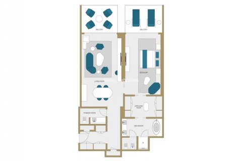 Hotel Apartment til salg i Palm Jumeirah, Dubai, UAE 1 soveværelse, 115.66 kvm № 27832 - foto 16