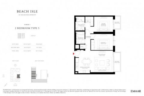 Wohnung zum Verkauf in Dubai Harbour, Dubai, VAE 2 Schlafzimmer, 108 m2 Nr. 6767 - Foto 13