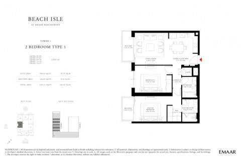 Wohnung zum Verkauf in Dubai Harbour, Dubai, VAE 2 Schlafzimmer, 102 m2 Nr. 6752 - Foto 15