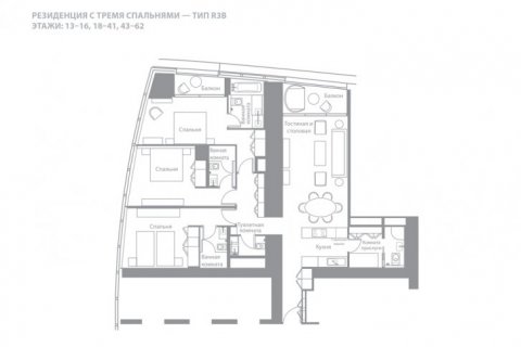 Müüa korter asukohaga Jumeirah Beach Residence, Dubai, AÜE: 3 magamistoaga, 183 m² Nr 6640 - pilt 13