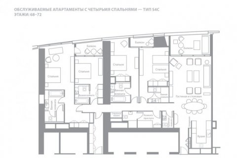 Müüa korter asukohaga Jumeirah Beach Residence, Dubai, AÜE: 4 magamistoaga, 291 m² Nr 6636 - pilt 13