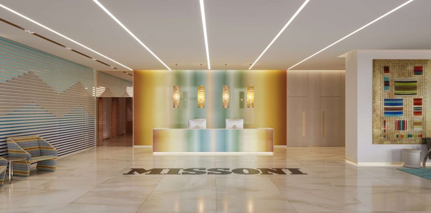 Korter asukohaga URBAN OASIS BY MISSONI asukohaga Business Bay, Dubai, AÜE: 3 magamistoaga, 177 m² Nr 51347