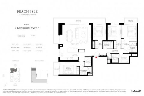آپارتمان برای فروش در  Dubai Harbour، Dubai، امارات متحده عربی  4 خوابه ، 240 متر مربع ، شماره 6773 - تصویر 12