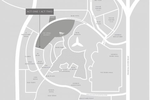 آپارتمان برای فروش در Downtown Dubai (Downtown Burj Dubai)، Dubai، امارات متحده عربی 1 خوابه ، 57 متر مربع ، شماره 77130 - تصویر 10