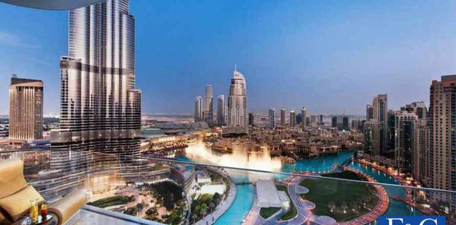 Huoneisto Downtown Dubai (Downtown Burj Dubai), Arabiemiraatit 2 makuuhuonetta, 144.8 m2 № 44822