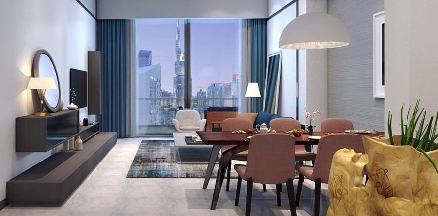 Huoneisto MAG 318 Downtown Dubai (Downtown Burj Dubai), Arabiemiraatit 1 makuuhuone, 75 m2 № 47032