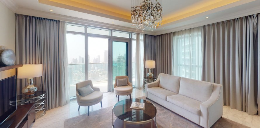 Huoneisto ADDRESS FOUNTAIN VIEWS Downtown Dubai (Downtown Burj Dubai), Arabiemiraatit 3 makuuhuonetta, 185 m2 № 47219
