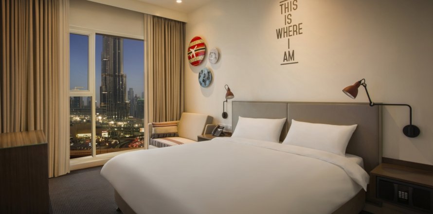 Huoneisto FORTE Downtown Dubai (Downtown Burj Dubai), Arabiemiraatit 1 makuuhuone, 56 m2 № 46928