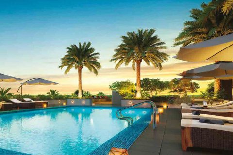 Huoneisto AZIZI GARDENS Mohammed Bin Rashid City, Dubai, Arabiemiraatit 2 makuuhuonetta, 108 m2 № 61720 - kuva 2