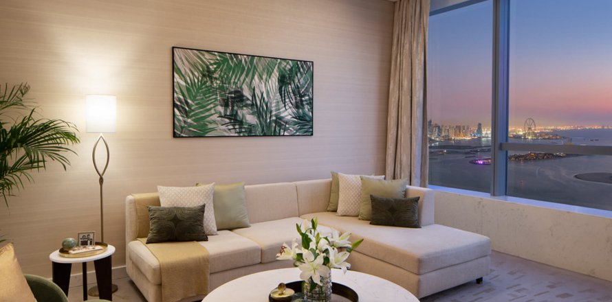 דירה ב Palm Jumeirah, Dubai, איחוד האמירויות 1 חדר שינה, 98 מ"ר מספר 47259