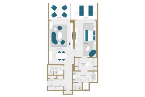 Palm Jumeirah, Dubai, संयुक्त अरब अमीरात में होटल अपार्टमेंट, 1 बेडरूम, 115.66 वर्ग मीटर, संख्या 27832 - फ़ोटो 16