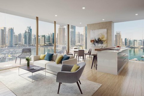 Dubai Marina, Dubai, संयुक्त अरब अमीरात में अपार्टमेंट, 1 बेडरूम, 87 वर्ग मीटर, संख्या 47074 - फ़ोटो 2