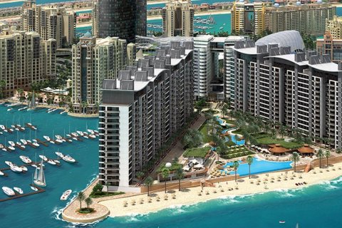 OCEANA RESIDENCES में Palm Jumeirah, Dubai,संयुक्त अरब अमीरात में डेवलपमेंट प्रॉजेक्ट, संख्या 72590 - फ़ोटो 3