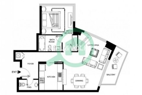 Apartman u PARK ISLAND u gradu Dubai Marina, UAE 1 spavaća soba, 85.66 m2 Br. 22027 - Slika 20