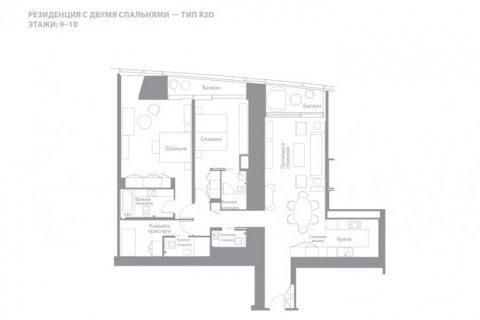 Lakás itt: Jumeirah Beach Residence, Dubai, EAE, 2 hálószoba, 185 m², azonosító: 6625 - fénykép 6