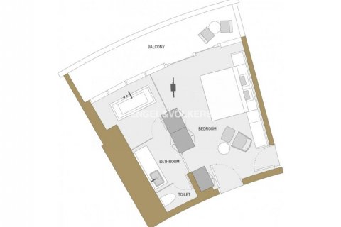 Hotel apartman itt: Jumeirah Village Circle, Dubai, EAE, 45.06 m², azonosító: 21020 - fénykép 16
