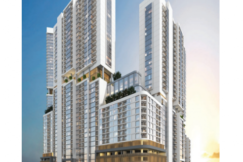 Lakás a SOBHA HARTLAND lakóparkban itt: Mohammed Bin Rashid City, Dubai, EAE, 1 hálószoba, 65 m², azonosító: 81237 - fénykép 3