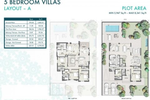Vila di Al Furjan, Dubai, UEA 5 kamar tidur, 425.31 m2 nomor 19552 - foto 11