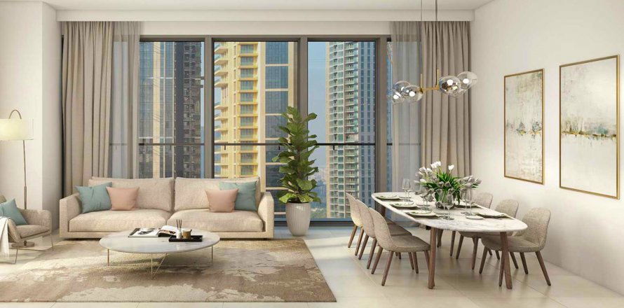 Apartemen di BURJ ROYALE di Downtown Dubai (Downtown Burj Dubai), UEA 1 kamar tidur, 59 m2 nomor 47180