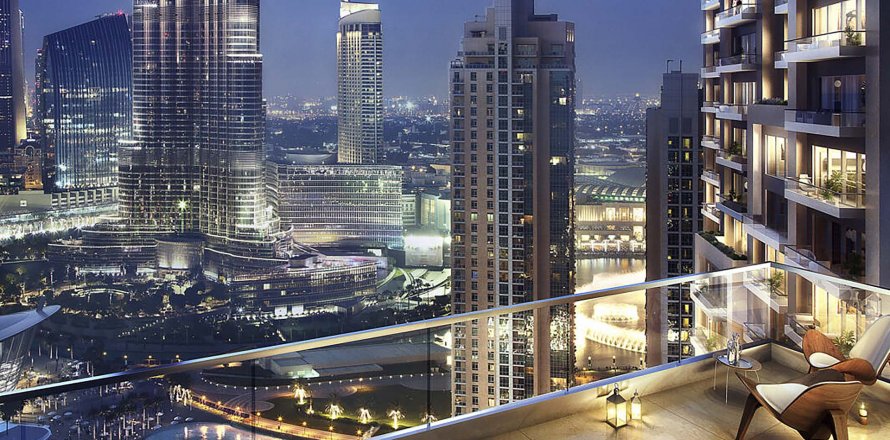 Apartemen di ACT ONE | ACT TWO TOWERS di Downtown Dubai (Downtown Burj Dubai), UEA 1 kamar tidur, 71 m2 nomor 46927