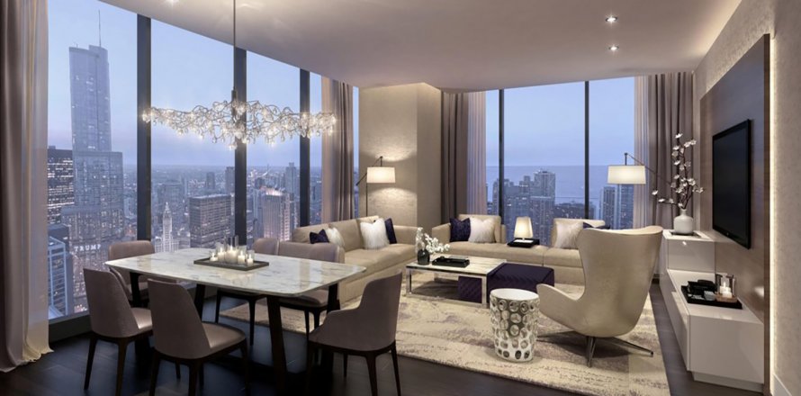 Apartemen di FORTE di Downtown Dubai (Downtown Burj Dubai), UEA 1 kamar tidur, 66 m2 nomor 47100