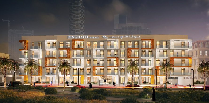 Jumeirah Village Circle、Dubai、UAEにある開発プロジェクト BINGHATTI MIRAGE No59343