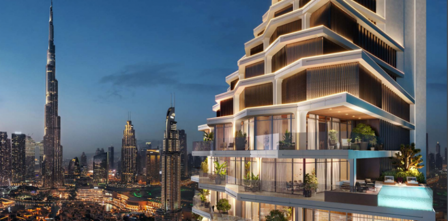 Downtown Dubai (Downtown Burj Dubai)、Dubai、UAEにあるマンション 1ベッドルーム、66 m2 No78653