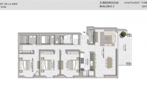 Пәтер Джумейра, Дубай, БАӘ-да 3 жатын бөлмелер, 183 м² № 6607 - фото 10