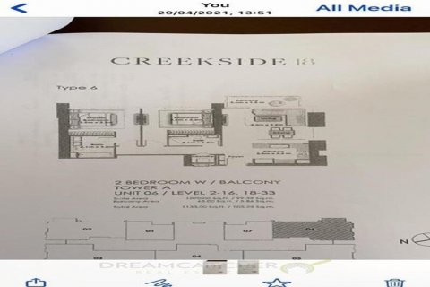 Пәтер Dubai Creek Harbour (The Lagoons), Дубай, БАӘ-да 2 жатын бөлмелер, 99.41 м² № 23196 - фото 14