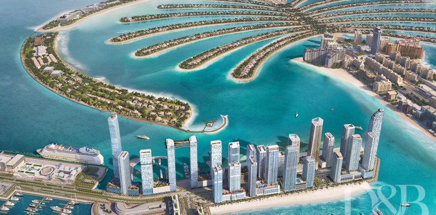 Apartmen di Dubai Harbour, Dubai, UAE 3 bilik tidur, 2233 meter persegi № 57131