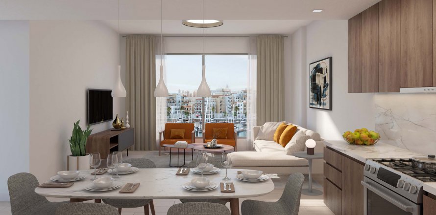 Apartmen di LA RIVE di Dubai, UAE 1 bilik tidur, 75 meter persegi № 46925