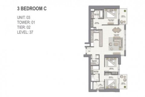 Apartment sa Dubai Marina, UAE 3 silid-tulugan, 162 sq.m. № 6729 - larawan 10