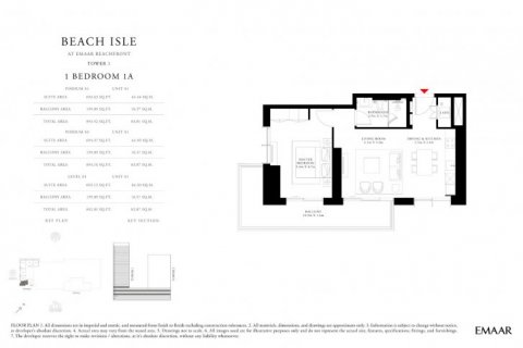 Apartment sa Dubai Harbour, UAE 1 silid-tulugan, 83 sq.m. № 6750 - larawan 14