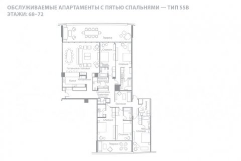 Penthouse sa Jumeirah Beach Residence, Dubai, UAE 5 silid-tulugan, 466 sq.m. № 6622 - larawan 14