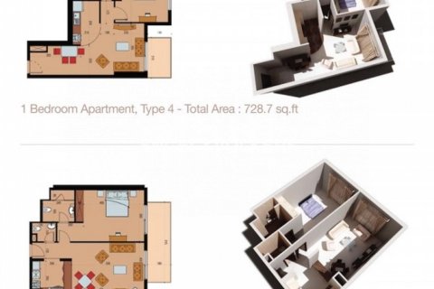 Apartment sa SHERENA RESIDENCE sa Majan, Dubai, UAE 1 silid-tulugan, 80.73 sq.m. № 27820 - larawan 21