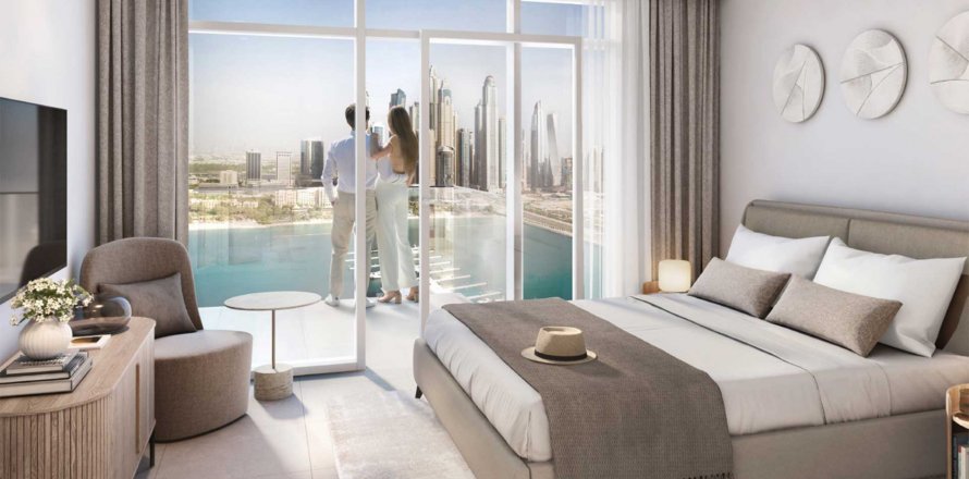 Apartmán v BEACH MANSION v Dubai Harbour, Dubai, SAE 3 spálne, 157 m2 č. 59462